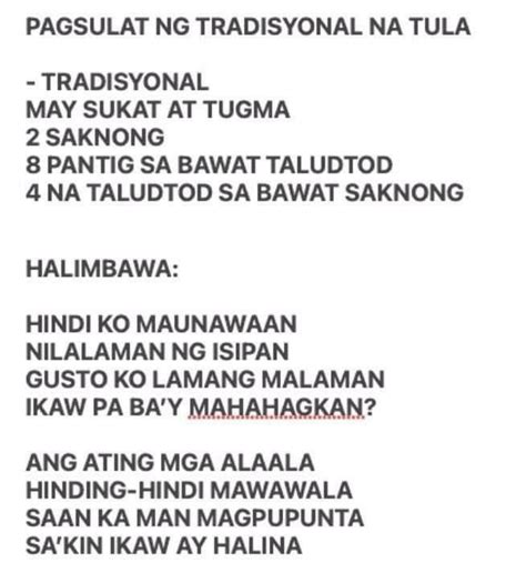 tula na may 8 pantig bawat taludtod brainly|Elemento Ng Tula – Ano Ang Limang Mga Elemento .